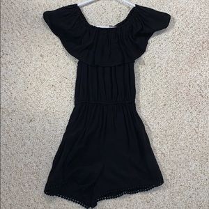 Hollister black romper
